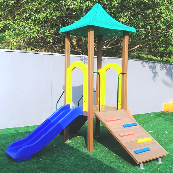Playground Infantil Pequeno 1 torre Ecoplay-80