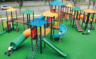 Importância da recreação infantil na escola fazendo uso do playground
