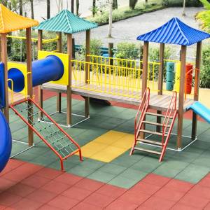 Playground Infantil Medio 3 torres - Ecoplay 300
