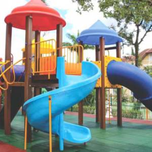 Playground Infantil Medio 4 torres - Ecoplay 404