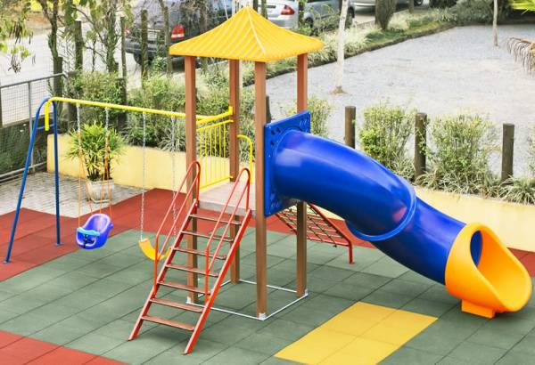Playground Infantil Pequeno 1 torre - Ecoplay 150