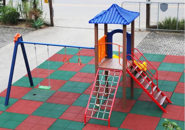 Playground Infantil Pequeno 1 torre - Ecoplay 154