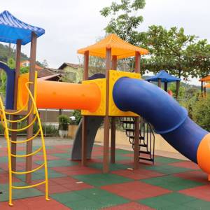 Playground Infantil Pequeno 2 torres - Ecoplay 205